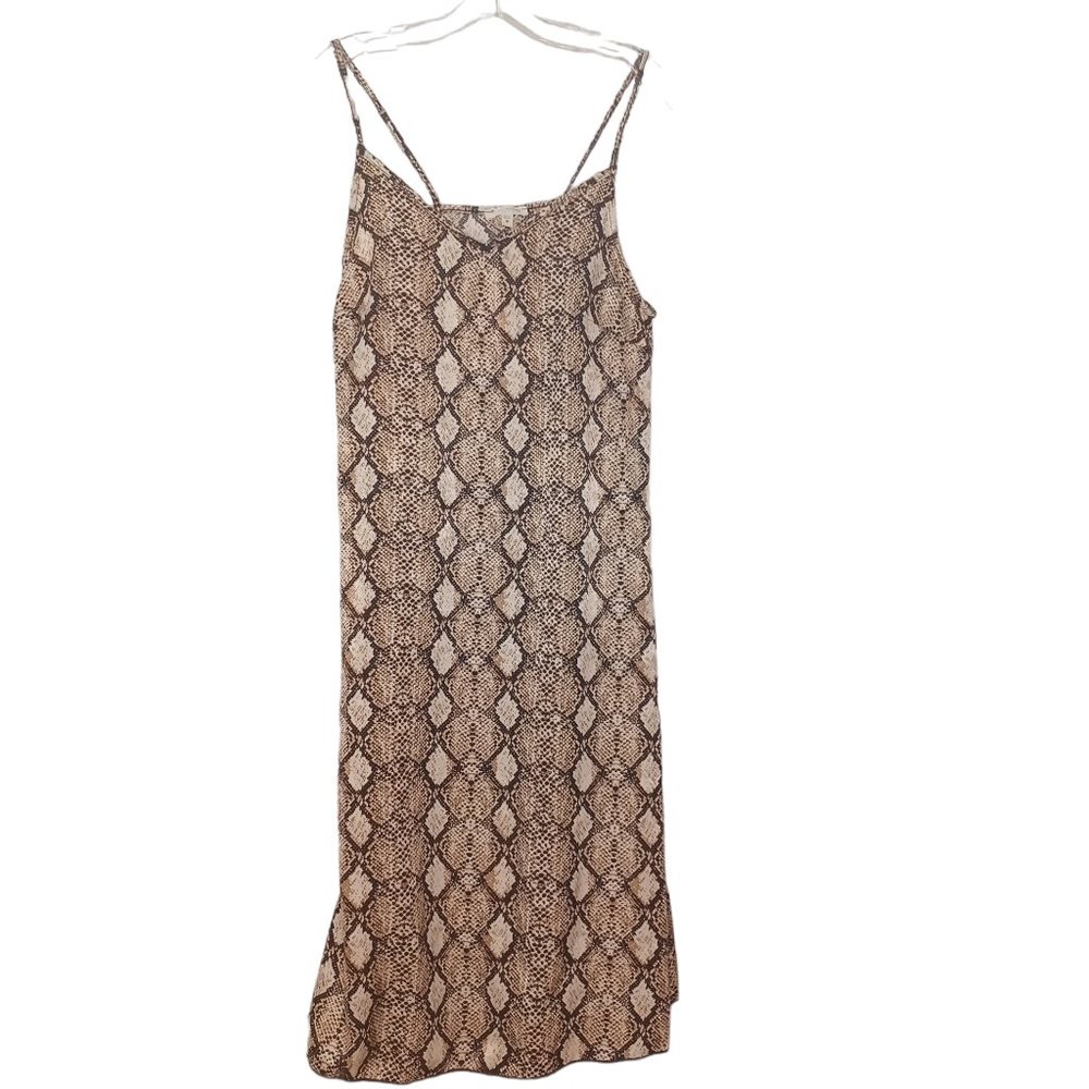 See You Monday Snakeskin Print Dress Size Medium NWT
